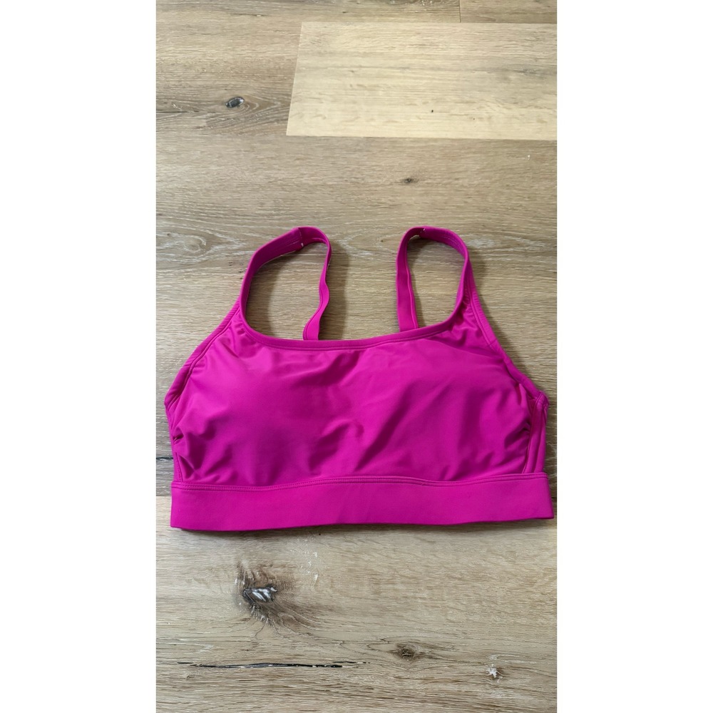 Kona Sol Magenta Pink Underwire Bikini Top D/DD 8-10